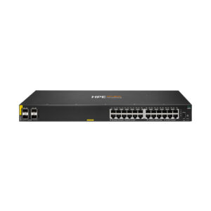 Switch Aruba CX 6000 24G Class4 PoE 4SFP R8N87A 24 puertos Gigabit PoE+ (Class 4) 370 W, uplinks 4 x 1G SFP