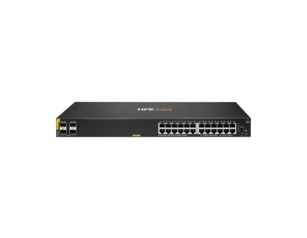 Switch Aruba CX 6000 24G Class4 PoE 4SFP R8N87A 24 puertos Gigabit PoE+ (Class 4) 370 W, uplinks 4 x 1G SFP Switch Aruba CX 6000 R8N87A - Switch Aruba CX 6000 24G Class4 PoE 4SFP R8N87A 24 puertos Gigabit PoE+ (Class 4) 370 W, uplinks 4 x 1G SFP