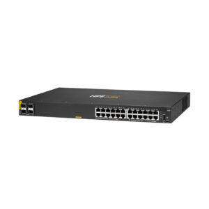 Switch Aruba CX 6000 24G Class4 PoE 4SFP R8N87A 24 puertos Gigabit PoE+ (Class 4) 370 W, uplinks 4 x 1G SFP vista 2