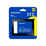 Unidad en estado Adata Ultimate SU650 - Unidad en estado solido (SSD) ADATA Ultimate SU650 512GB SATA 6Gb/s (SATA III), 2.5", ECC, ASU650SS-512GT-R