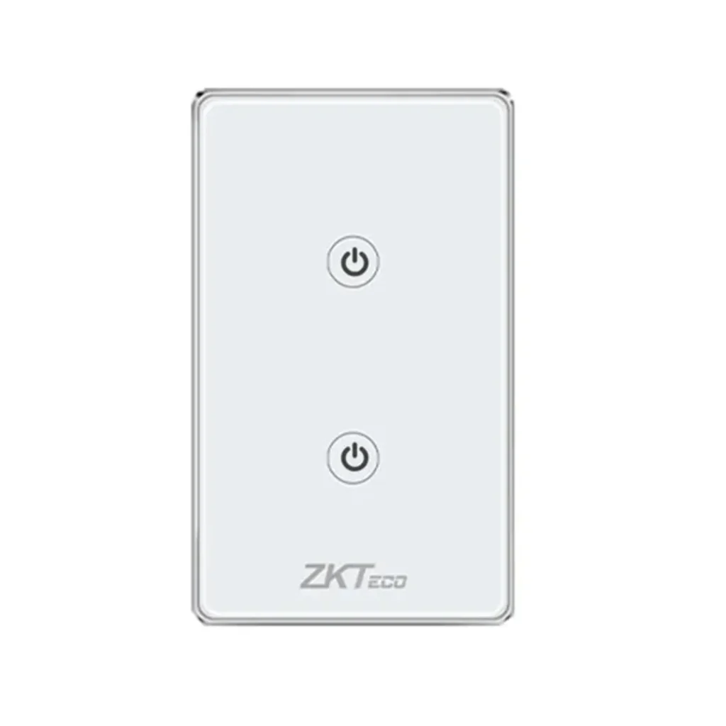Interruptor de luz inteligente WIFI 2 tomas Zkteco SW12-US