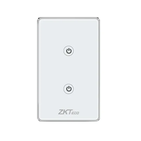 Interruptor de luz inteligente WIFI 2 tomas Zkteco SW12-US Interruptor de luz Zkteco SW12-US - Interruptor de luz inteligente WIFI 2 tomas Zkteco SW12-US