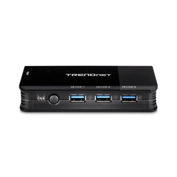 Switch KVM TRENDnet de escritorio USB 3.1 de 4 puertos para 4 computadoras | TK-U404 – vista 2