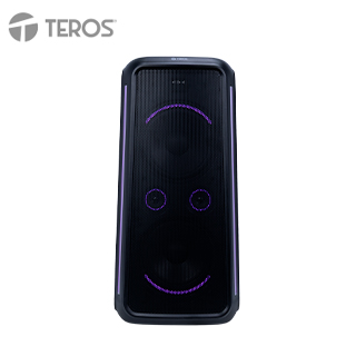 Parlante inalámbrico para fiestas TEROS Vibe 6055, BT 5.3, 100W, 7000 mAh, USB, Micrófonos TE VIBE 6055BLK