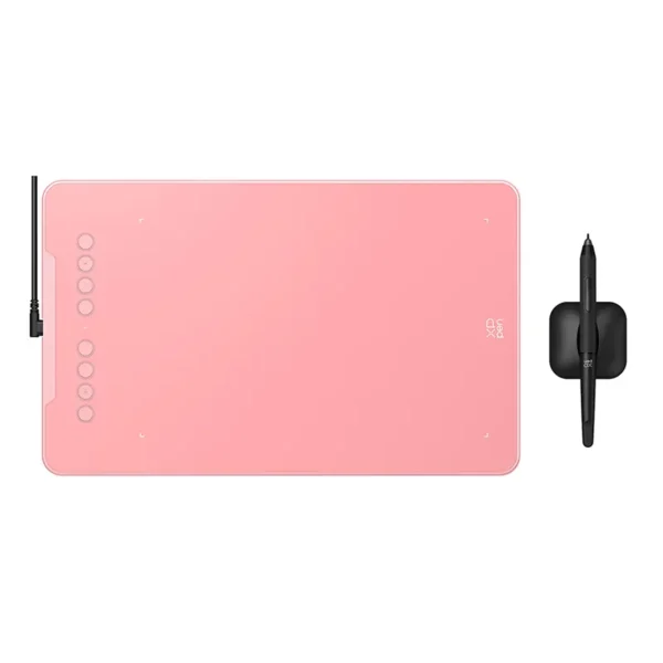 Tableta gráfica de dibujo XP-PEN Deco 01 V3 rosada | DECO01V3-PK – vista 2