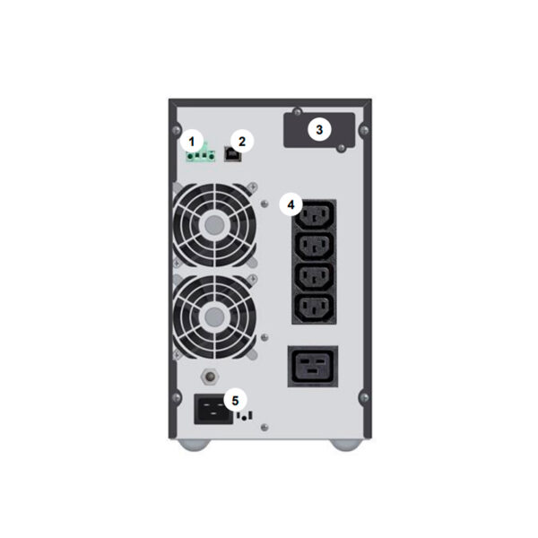UPS Online Eaton DX 1000i, 1kVA/0.9kW, doble conversion, torre, 4x IEC C13, USB + LCD 9103-53862XD1 1 UPS Online Eaton DX 1000i, 1kVA/0.9kW, doble conversion, torre, 4x IEC C13, USB + LCD 9103-53862XD1 vista 2