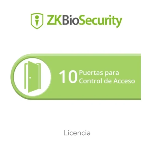 Software de acceso 10 puertas 30K usuario 2K departamentos Zkteco ZKBIOCV-AC-P10 Software de acceso Zkteco ZKBIOCV-AC-P10 - Software de acceso 10 puertas 30K usuario 2K departamentos Zkteco ZKBIOCV-AC-P10
