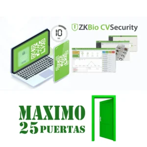 Zkbiosecurity 25 puertas Zkteco ZKBIOCV-AC-P25 - Zkbiosecurity 25 puertas 30K usuarios 2K departamentos Zkteco ZKBIOCV-AC-P25