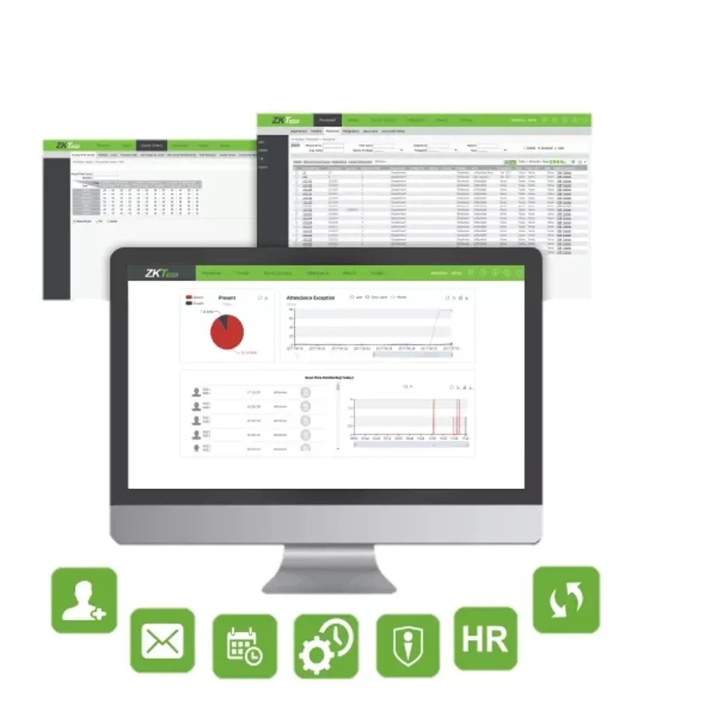 Biotime app de asistencia para 20 dispositivos Zkteco ZKBT-APP-P20