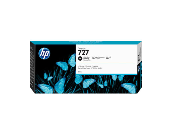 Cartucho de tinta HP 727 Negro fotográfico original F9J79A 300 ml Cartucho de tinta HP 727 F9J79A - Cartucho de tinta HP 727 Negro fotográfico original F9J79A 300 ml