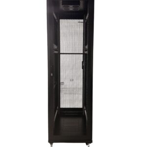 Xtring A36042 Gabinete metálico de piso 42U: 600 x 1000 mm, incluye bandeja y 4 ventiladores