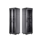Gabinete metálico Xtring A36642 - Xtring A36642 Gabinete metálico de piso 42U: 600 x 600 mm, incluye bandeja y 4 ventiladores