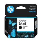 Cartucho de tinta HP 668 - Cartucho de tinta HP 668 Negro original 7FP37VL