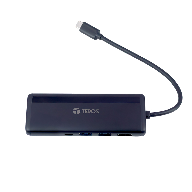 Concentrador de puertos (Hub) TEROS TE-7134N Gen 3 USB-C, 7 en 1 TE7134N