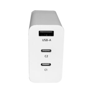 Cargador USB-A USB-C TEROS TE-70207W, GaN, PD 65W, blanco 5 Cargador USB-A USB-C TEROS TE-70207W, GaN, PD 65W, blanco vista 3
