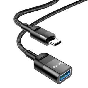 Adaptador HOCO U107 USB-C macho a Lightning hembra 4 Adaptador HOCO U107 USB-C macho a Lightning hembra – vista 2