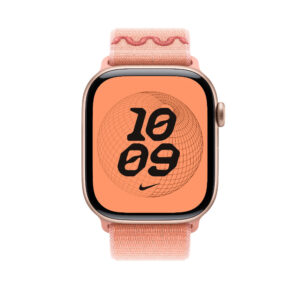 Apple Correa loop deportiva Nike rosa alpenglow para caja de 46 mm – vista 3
