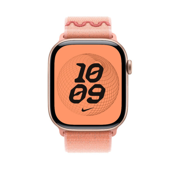 Apple Correa loop deportiva Nike rosa alpenglow para caja de 46 mm – vista 3