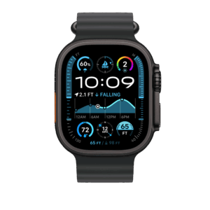 Apple Correa Ocean negra para caja de 49 mm - Acabado de titanio negro 5 Apple Correa Ocean negra para caja de 49 mm - Acabado de titanio negro – vista 3