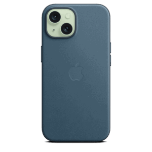 Apple Funda de FineWoven para el iPhone 15 con MagSafe - Azul pacífico 7 Apple Funda de FineWoven para el iPhone 15 con MagSafe - Azul pacífico – vista 4