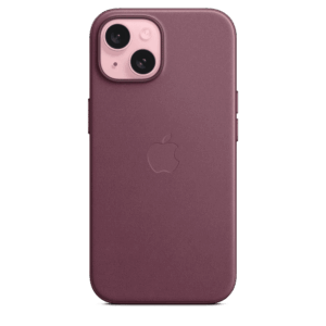Apple Funda de FineWoven para el iPhone 15 con MagSafe - Rojo mora 5 Apple Funda de FineWoven para el iPhone 15 con MagSafe - Rojo mora – vista 2