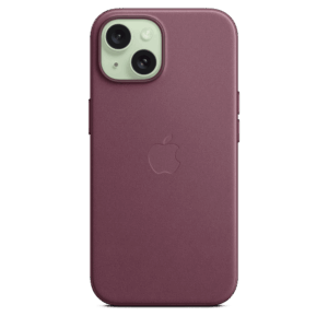 Apple Funda de FineWoven para el iPhone 15 con MagSafe - Rojo mora 7 Apple Funda de FineWoven para el iPhone 15 con MagSafe - Rojo mora – vista 4