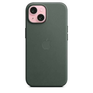 Apple Funda de FineWoven para el iPhone 15 con MagSafe - Verde conífera 5 Apple Funda de FineWoven para el iPhone 15 con MagSafe - Verde conífera – vista 2