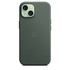 Apple Funda de FineWoven para el iPhone 15 con MagSafe - Verde conífera 7 Apple Funda de FineWoven para el iPhone 15 con MagSafe - Verde conífera – vista 4