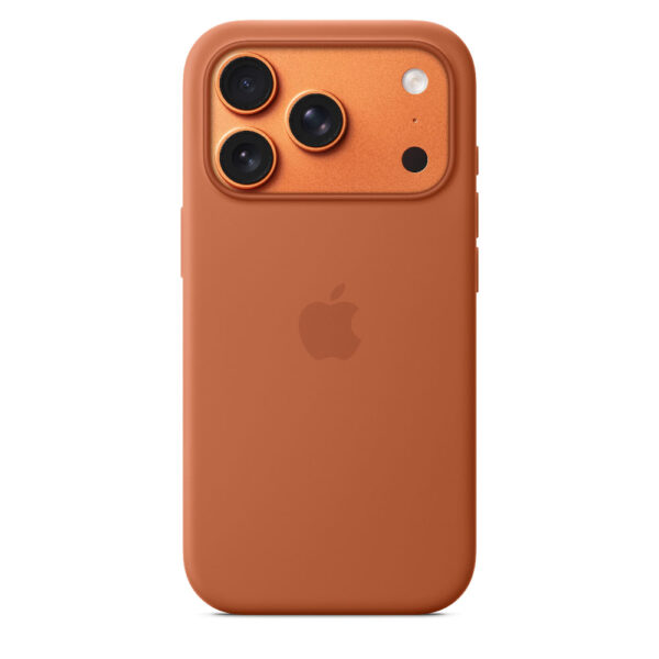Apple Funda de silicón con MagSafe para el iPhone 17 Pro – Color terracota
