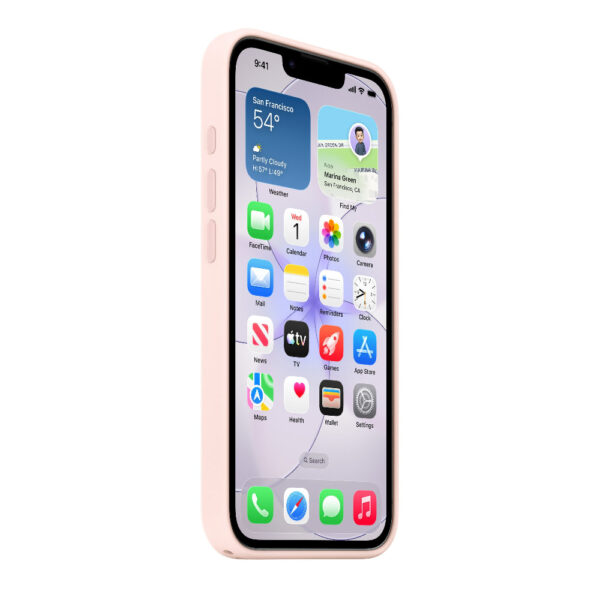 Apple Funda de silicón con MagSafe para el iPhone 17e – Rosa pálido – vista 4