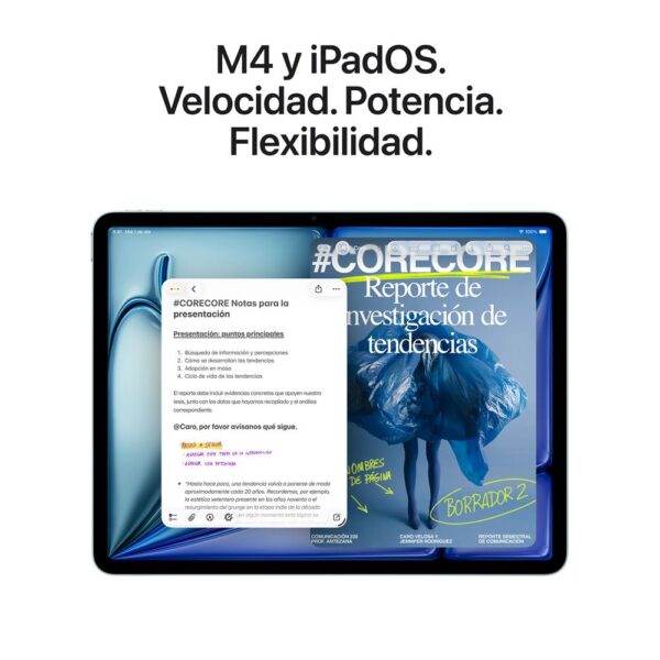 Apple iPad Air de 13 pulgadas Wi-Fi 128 GB - Azul (M4) 3 Apple iPad Air de 13 pulgadas Wi-Fi 128 GB - Azul (M4) – vista 4