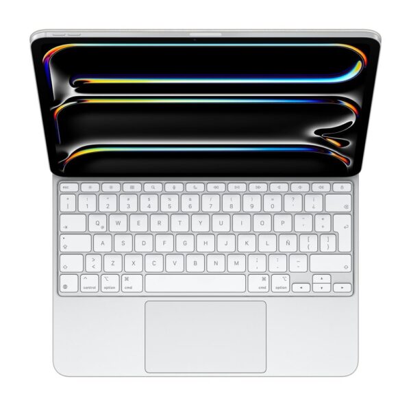 Apple Magic Keyboard para el iPad Pro de 13 pulgadas (M4) - Español (América Latina) - Blanco – vista 4
