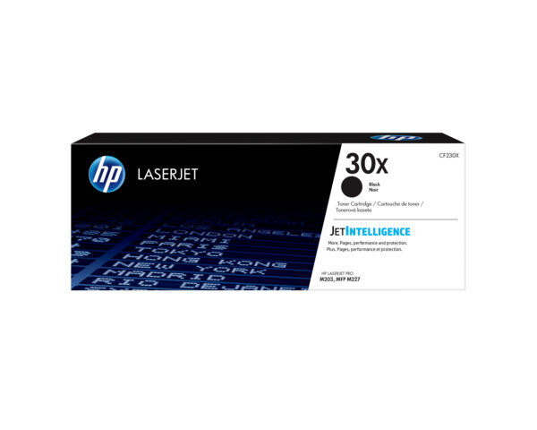 Tóner HP 30X - Tóner HP 30X Negro original CF230X para LaserJet Pro M203dw