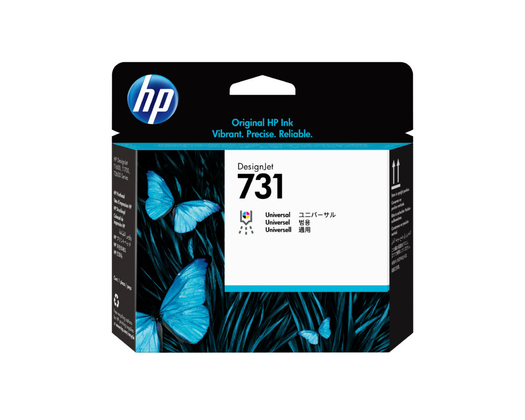 Cabezal de impresión HP 731 original P2V27A para DesignJet T1700