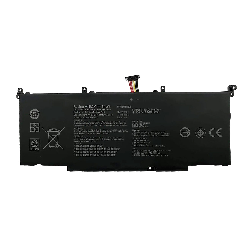 Batería para laptop Asus B41N1526 15.2 V 64 Wh 4 celdas – GL502, GL502VM, GL502V