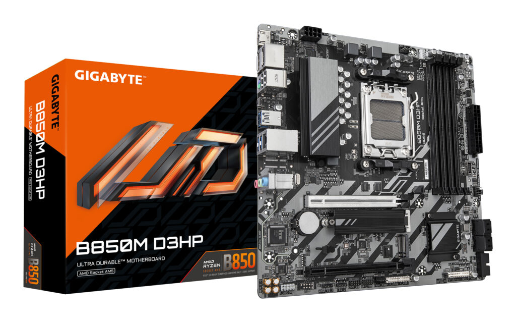 Motherboard GIGABYTE B850M D3HP, Chipset AMD B850, Socket AMD AM5, mATX