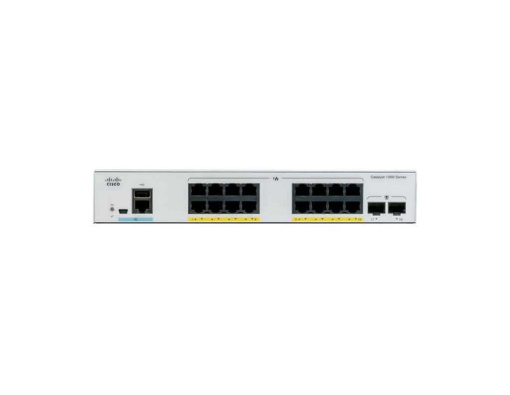 Switch Cisco Catalyst 1000 C1000-16T-E-2G-L 16 puertos Gigabit de datos, 2 SFP 1G