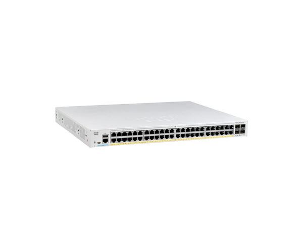 Switch Cisco Catalyst 1000 C1000-48P-4G-L 48 puertos Gigabit PoE+, 4 SFP 1G, 370 W vista 2
