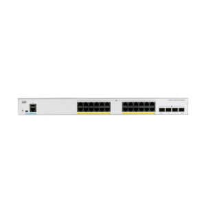 Switch Cisco Catalyst 1000 C1000FE-24P-4G-L 24 puertos Fast Ethernet PoE+, 4 uplinks 1G, 195 W 1 Switch Cisco Catalyst 1000 C1000FE-24P-4G-L 24 puertos Fast Ethernet PoE+, 4 uplinks 1G, 195 W