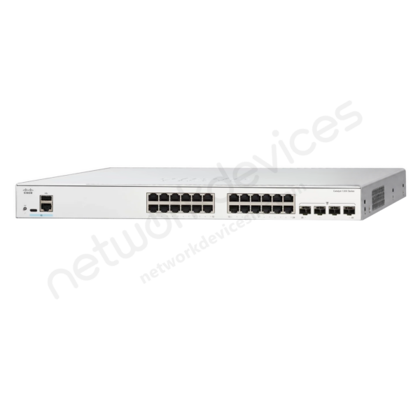 Switch Cisco Catalyst 1200 C1200-24FP-4X 24 puertos Gigabit Full PoE+, 4 SFP+ 10G, 375 W 1 Switch Cisco Catalyst 1200 C1200-24FP-4X 24 puertos Gigabit Full PoE+, 4 SFP+ 10G, 375 W vista 2