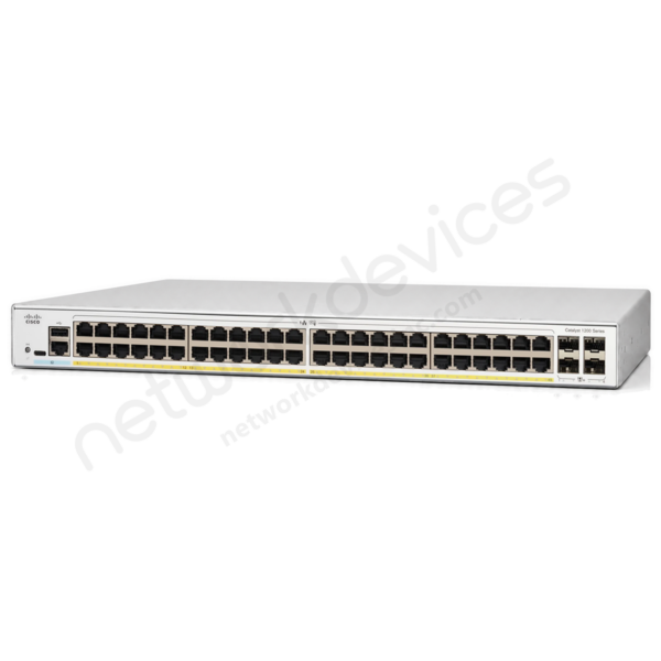 Switch Cisco Catalyst 1200 C1200-48P-4G 48 puertos Gigabit PoE+, 4 SFP 1G, 375 W 1 Switch Cisco Catalyst 1200 C1200-48P-4G 48 puertos Gigabit PoE+, 4 SFP 1G, 375 W vista 2