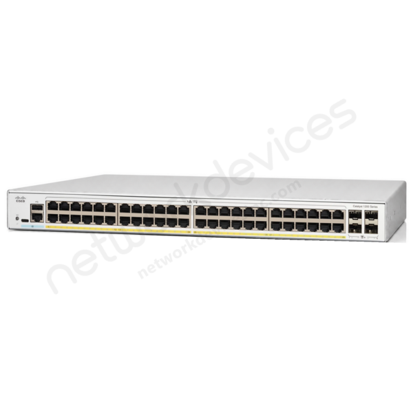 Switch Cisco Catalyst 1200 C1200-48T-4X 48 puertos Gigabit de datos, 4 SFP+ 10G 1 Switch Cisco Catalyst 1200 C1200-48T-4X 48 puertos Gigabit de datos, 4 SFP+ 10G vista 2