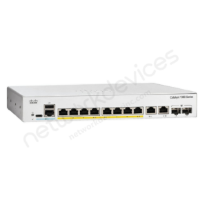 Switch Cisco Catalyst 1300 C1300-8T-E-2G 8 puertos Gigabit de datos, 2 uplinks 1G combo