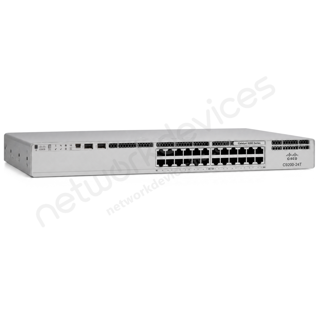 Switch Cisco Catalyst 9200 C9200-24T-E 24 puertos Gigabit de datos, uplinks modulares
