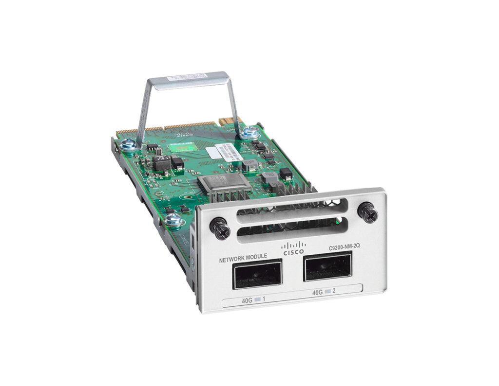 Módulo de red Cisco C9200-NM-2Q para Catalyst 9200, 2 puertos 40G QSFP+