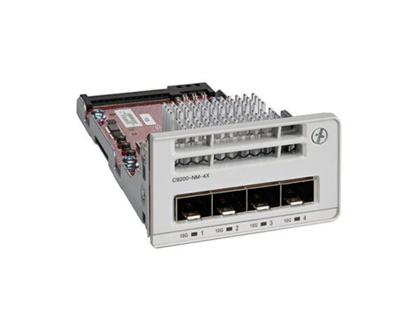 Módulo de red Cisco C9200-NM-4X para Catalyst 9200, 4 puertos 10G SFP+ vista 2