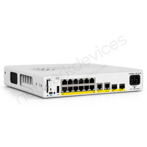 Switch Cisco Catalyst 9200CX C9200CX-12P-2X2G-E 12 puertos Gigabit PoE+, uplinks 2 x 10G SFP+ y 2 x 1G cobre