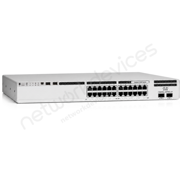Switch Cisco Catalyst 9200L C9200L-24PXG-2Y-E 24 puertos PoE+ (8 Multigigabit y 16 Gigabit), uplinks 2 x 25G SFP28 Switch Cisco Catalyst 9200L C9200L-24PXG-2Y-E 24 puertos PoE+ (8 Multigigabit y 16 Gigabit), uplinks 2 x 25G SFP28