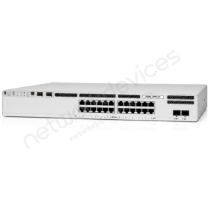 Switch Cisco Catalyst 9200L C9200L-24PXG-2Y-E 24 puertos PoE+ (8 Multigigabit y 16 Gigabit), uplinks 2 x 25G SFP28 vista 2