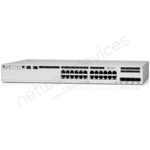 Switch Cisco Catalyst 9200L C9200L-24PXG-4X-E 24 puertos PoE+ (8 Multigigabit y 16 Gigabit), uplinks 4 x 10G SFP+ vista 2